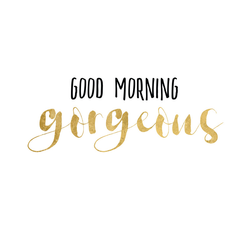 Good Morning - Wrapped Canvas Print, 30cm H x 30cm W x 3.8cm D x 3.8cm D