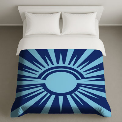 Housses de couette Blue Radiant Sunburst