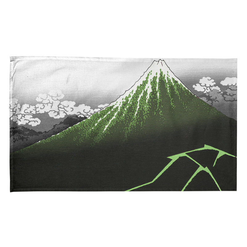 Torchon en dessous the Summit Lightning, Polyester sergé, Vert