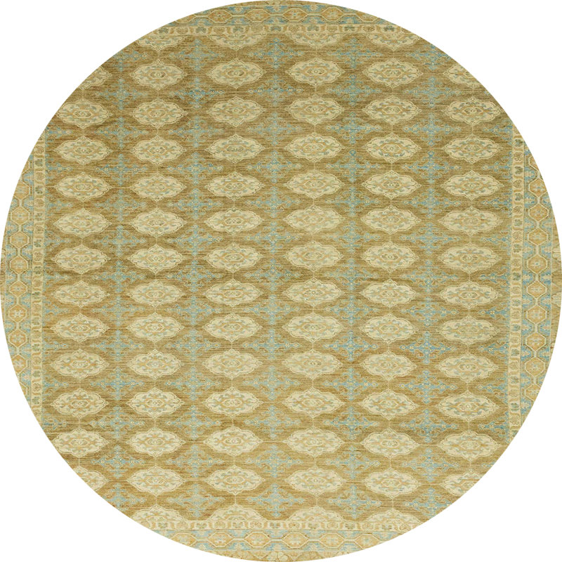 Abstract Indoor Rug, Round 4'