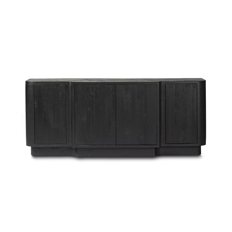 Allandale 72'' W Solid Wood Sideboard, Black