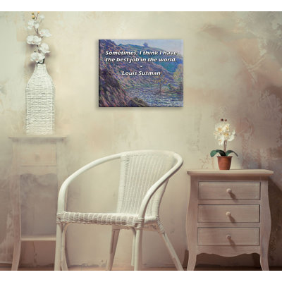 Astoria Grand Gallery Wrapped Canvas By Louis Susman: "Sometimes, I think I have the best job in the