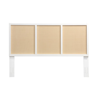 Barkley Cane and Solid Wood King Headboard