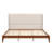 Davis Linen Upholstered Headboard with Double Wing-916064668