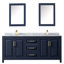 Ensemble de meuble-lavabo double 80 "avec miroir Daria-97905470-97905475-97905476