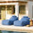 Brody Outdoor Bean Bag Lounge Chair With Headrest-1637466036