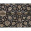 Tapis beige et noir noué à la main de haute qualité