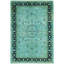 Overdyed One-of-a-Kind 6' 1" X 8' 10" Hand Knotted Area Rug