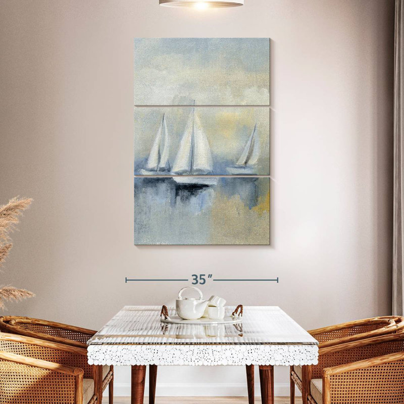 Mehar Morning Sail II, 50" H x 32" W
