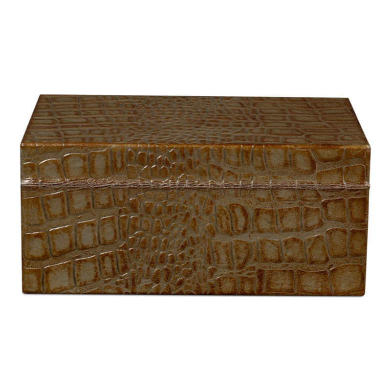 Shagreen Handmade Decorative Box, Green