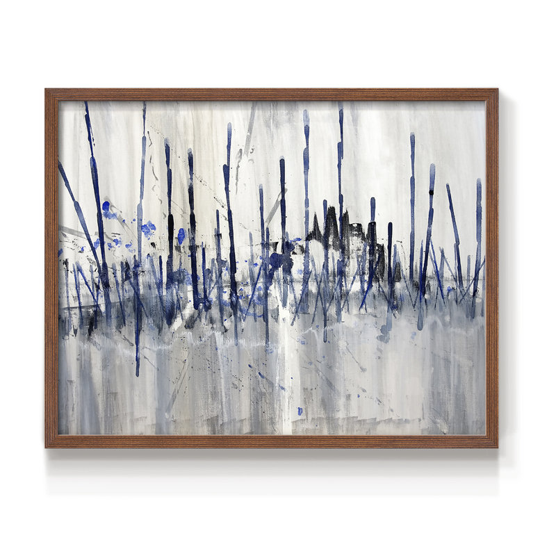 Marshes Edge -Framed Print - Restickable, Walnut, 16" H x 20" W