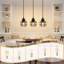 3 - Light Stainless Steel Bell Pendant