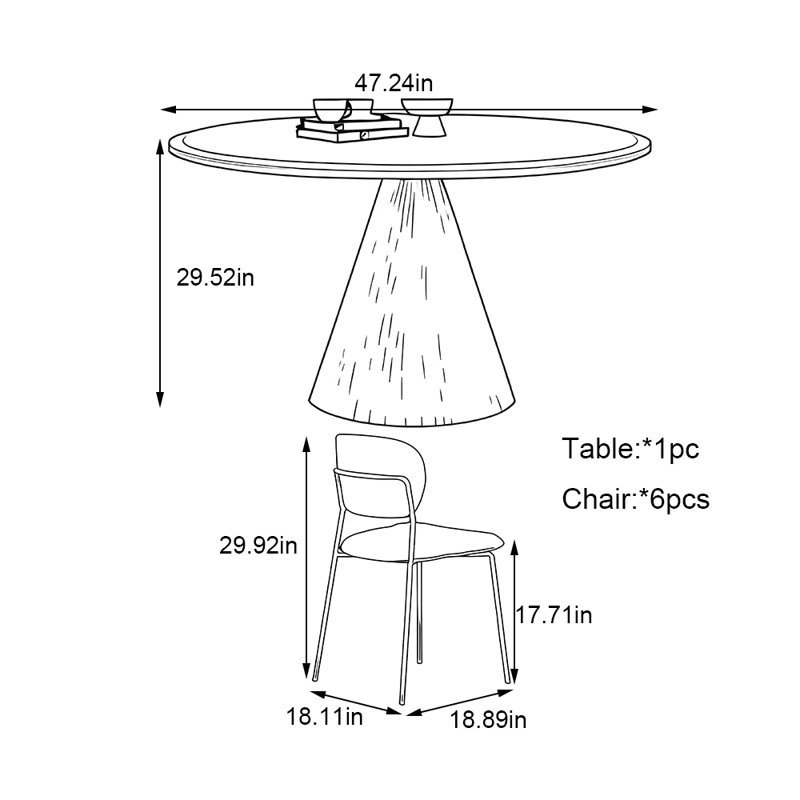 Mitzel, 29.52" H x 47.24" L x 47.24" W
