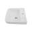 White Rectangular Wall Mount Bathroom Sink without Faucet and Overflow