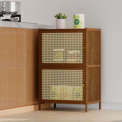 43cm W Solid Wood Bedside Table