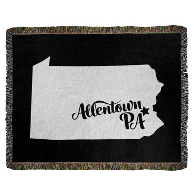 Jeté en coton tissé allentown pennsylvanie
