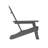 Ayleah Commercial All-Weather Adirondack Chairs with Cupholders-277921740