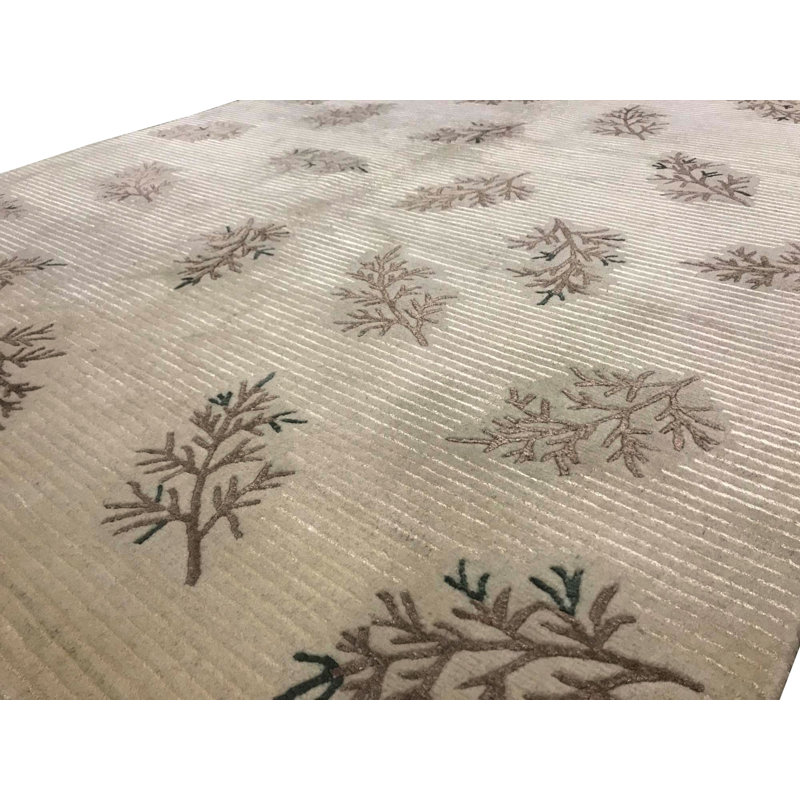 Himalayan Wool Floral Indoor Rug