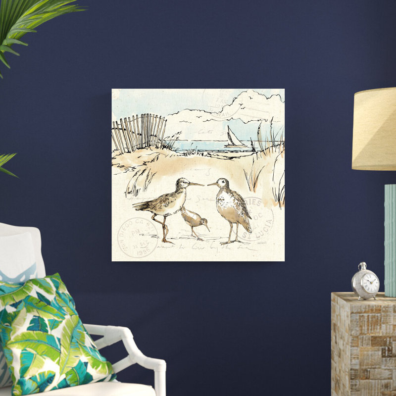 «Coastal Breeze X» par Anne Tavoletti, reproduction d'art sur toile tendue, H 30 po x l 30 po