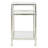 Genevieve Glass Top End Table-36520651