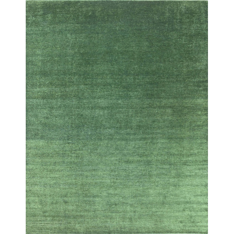 Contemporary, Textures Collection One-of-a-Kind Rectangle 9'1" X 11'11" Hand Knotted Area Rug