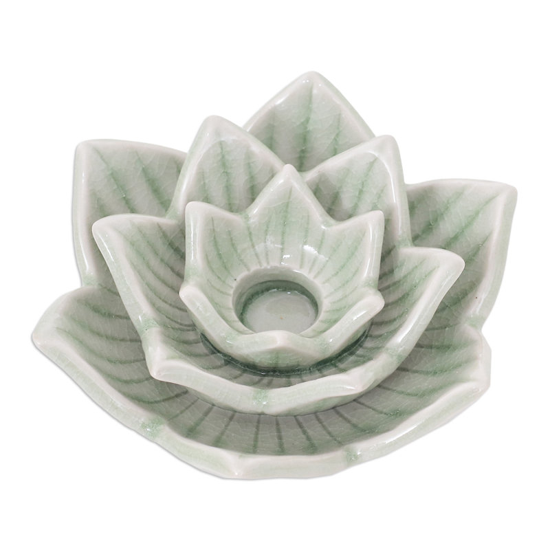 1.6'' H Ceramic Floor Dish