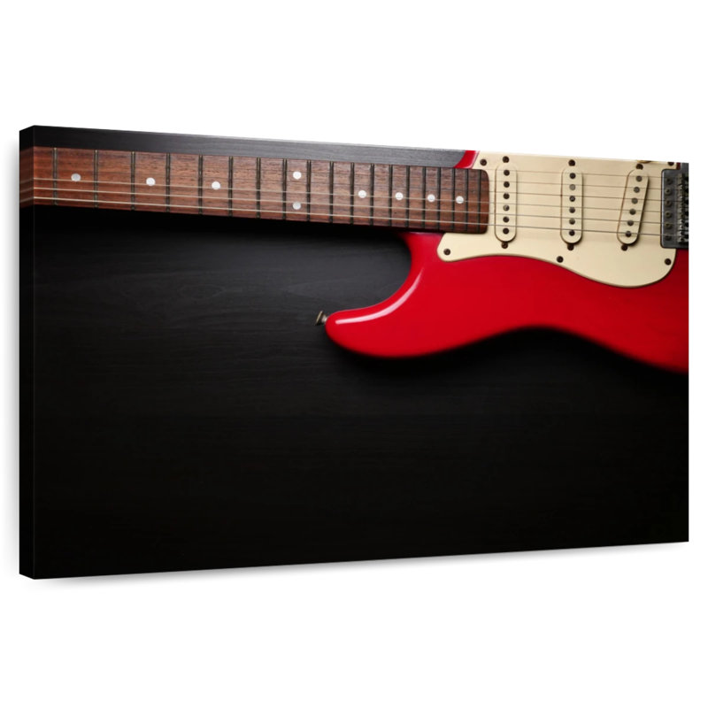 Abarca Classic Red Electric Guitar, 34" H x 51" W