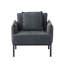Fauteuil d'appoint avec coussin, méridienne moderne et minimaliste pour salon, chambre à coucher