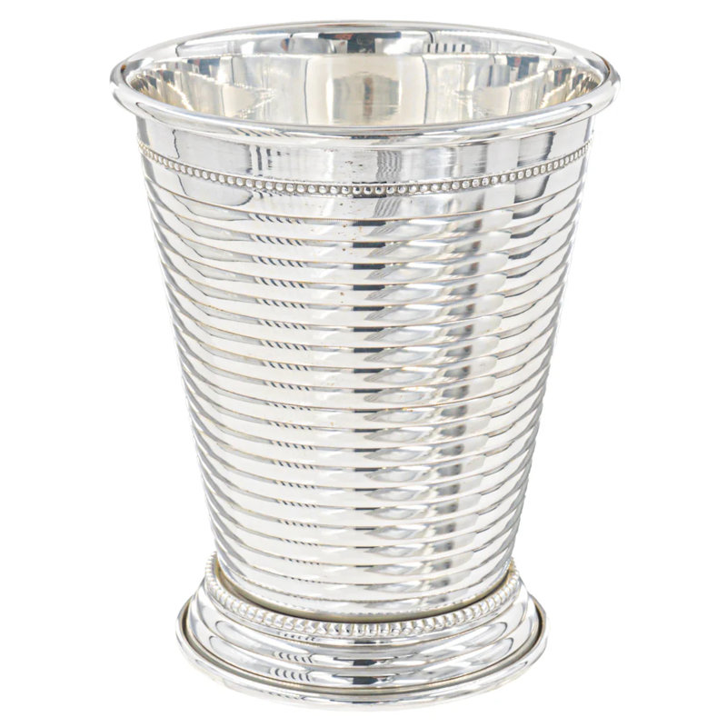 Laquella 12 oz Tasse en cuivre et menthe Julep, Argent