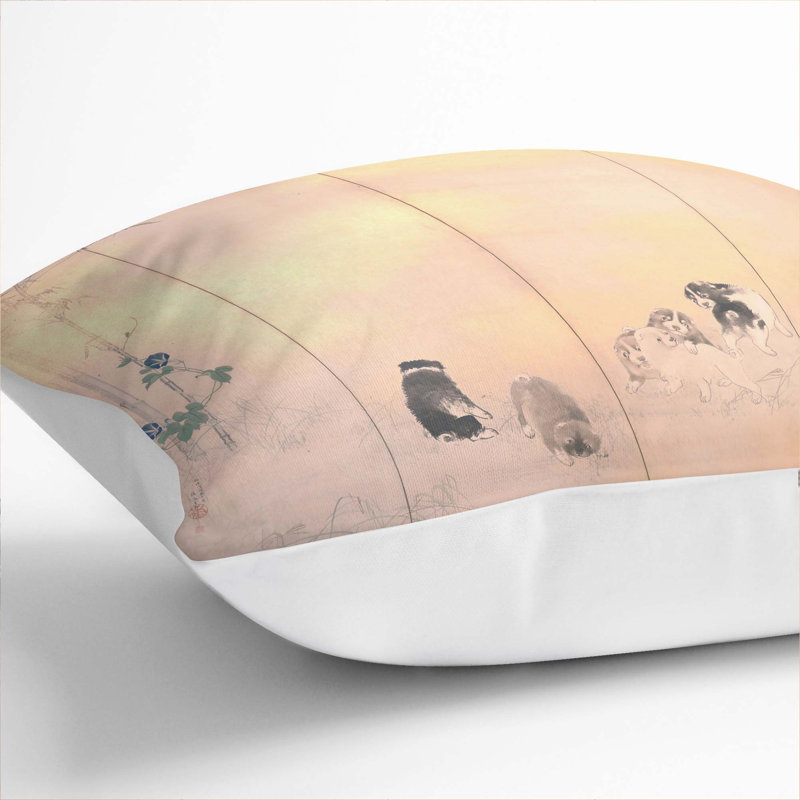 Square Throw Cushion, 55cm H x 55cm W x 20cm D, White