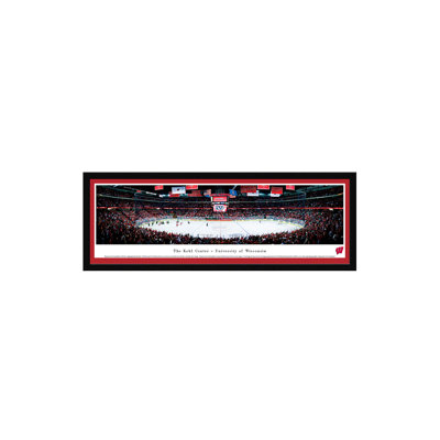 NCAA Wisconsin Hockey Framed Photographic Print on Paper