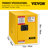VEVOR Galvanized Steel Flammable Cabinet ( 18.1'' H x 16.9'' W x 16.9'' D)