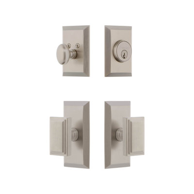 Fifth Avenue Handle With Knob And Deadbolt