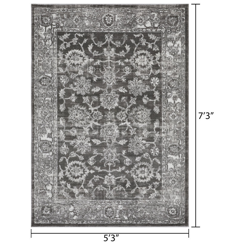Raghdah Oriental Indoor Rug, Rectangle 5'3" x 7'3"