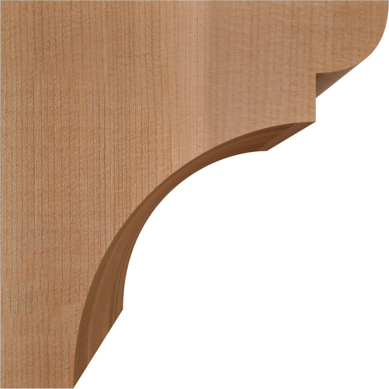 Yorktown Corbel, H 6 po x l 3,5 po x P 6 po, Cèdre rouge, Lisse