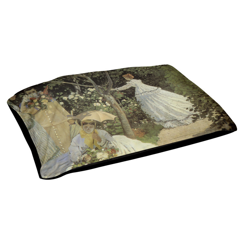 Coussin Carlucci, Grand (L 52 po x l 42 po), Vert / blanc cassé