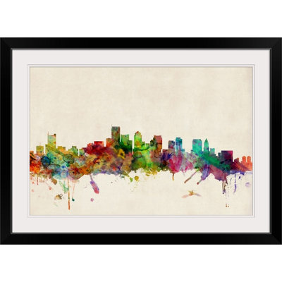 «Boston Skyline» par Francy, impression