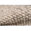 Tapis Pebbles tissé à la main, abstrait, en laine naturelle non teinte, beige foncé, 2,44 m x 3,05 m-256514725-256514830