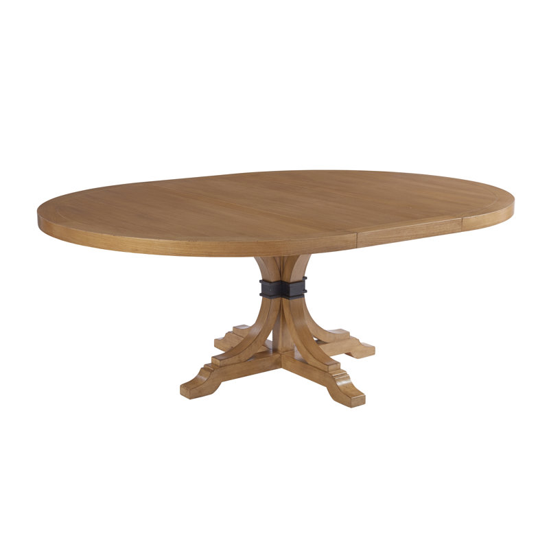 Newport Solid Wood Dining Table, Sandstone