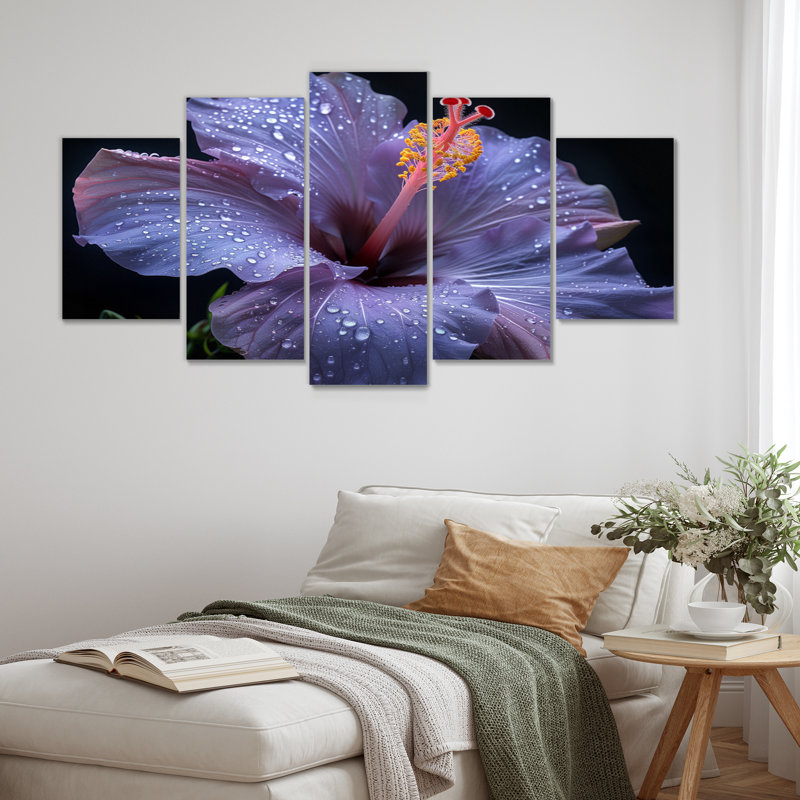 Giannone - Hibiscus Wall Art Print Set