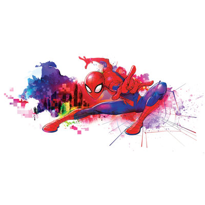Marvel Spider-Man Graffiti Art Unpasted Wall Mural On Non-Woven 300 Cm X 150 Cm