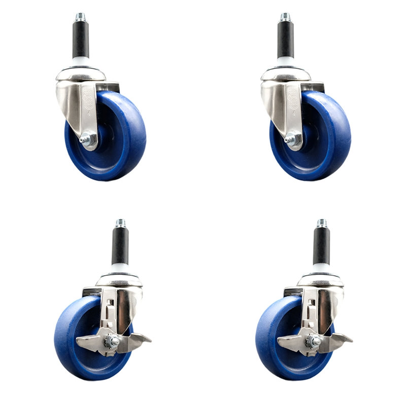 Ensemble de roulettes extensibles en poly 316