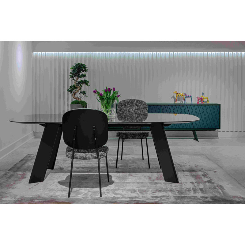 E-klipse 94.5'' W Sideboard, Light Rosewood