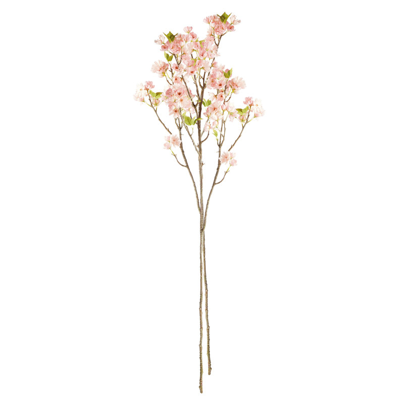 DOUBLE BRANCHES DE FLEURS DE Cerisier 46 po, ensemble de 2, Rose