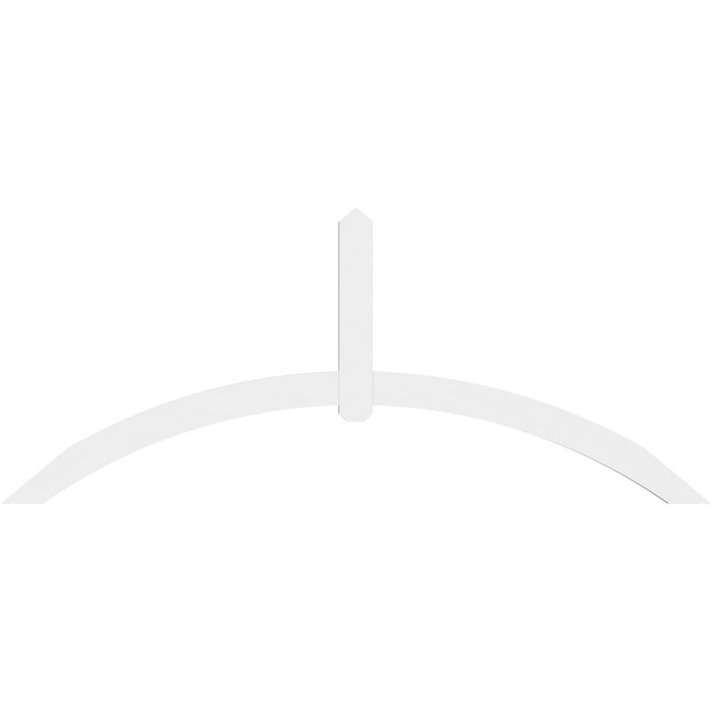 Support pour pignon en PVC Archdale, H 35 po x l 84 po (pas: 10/12), P 2 po x F 4 po