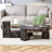 Detachable Double-Decker Coffee Table with Stylish Design and Flexible Space Utilization for Various Scenes