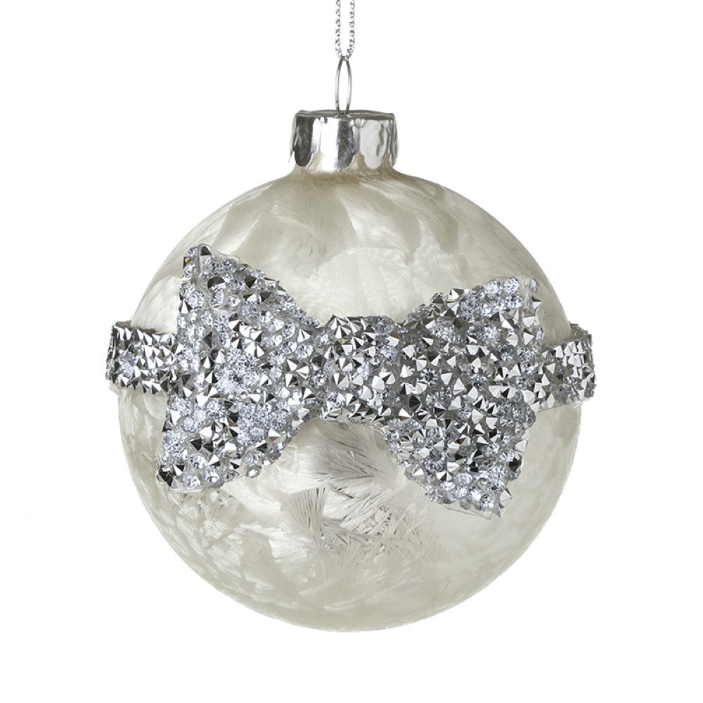 8cm Glass Bauble