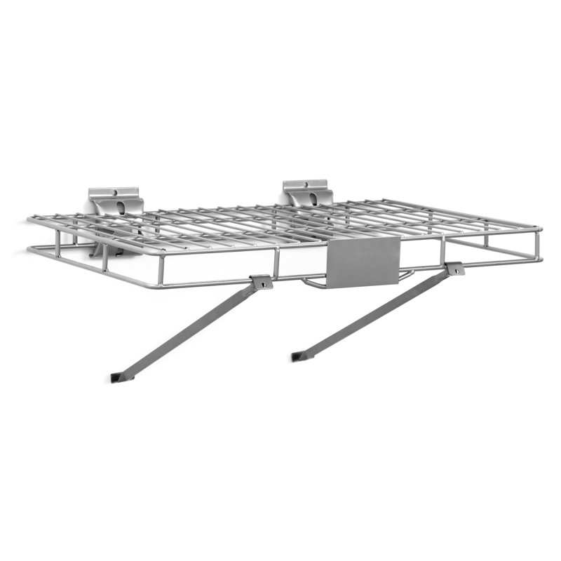 2 Piece Slatwall Accessory Kit, 3.7" H x 23.9" W x 14.4" D
