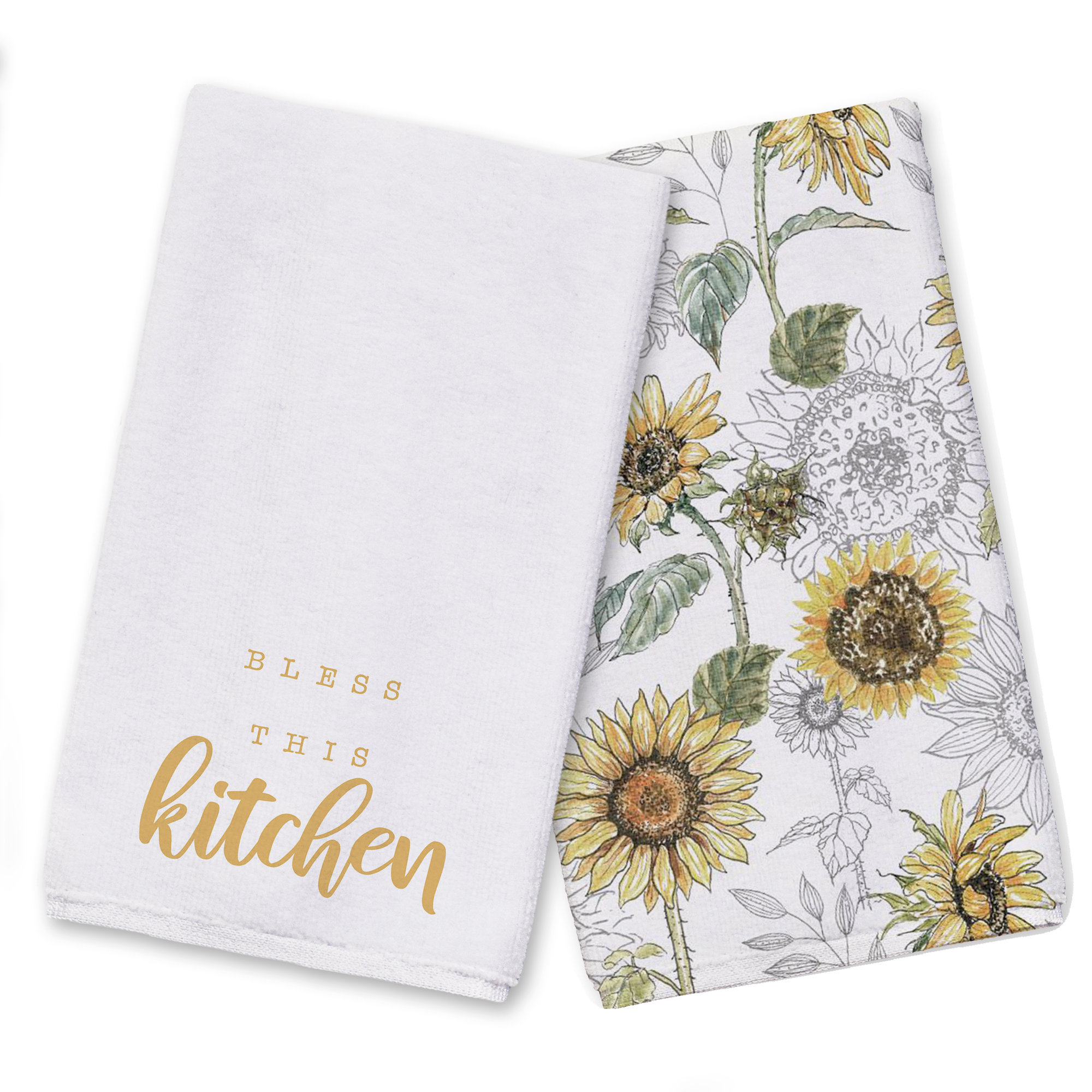 Rosalind Tea Towel Set of 2  Kitchen & Table Linens, Tea Towels