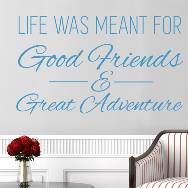 Wall Decal, Blue, Medium
